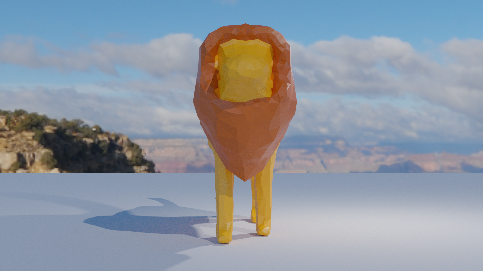 LION RIGGED preview image 2